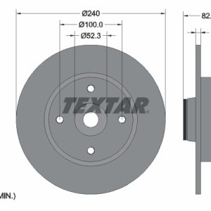 Disc frana TEXTAR 92154403 – RENAULT | AutoRival