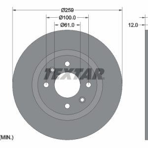 Disc frana TEXTAR 92175103 – RENAULT | AutoRival
