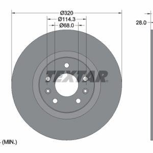 Disc frana TEXTAR 92195403 – RENAULT | AutoRival