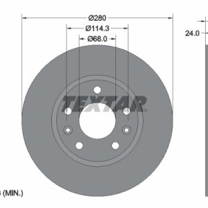 Disc frana TEXTAR 92195505 – RENAULT | AutoRival
