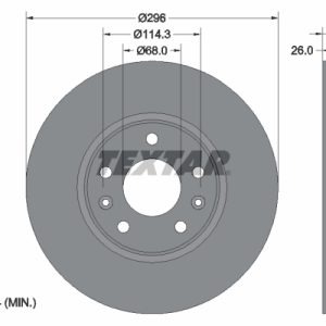 Disc frana TEXTAR 92195603 – RENAULT | AutoRival