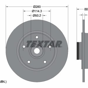 Disc frana TEXTAR 92196003 – RENAULT | AutoRival