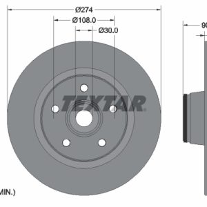 Disc frana TEXTAR 92196203 – RENAULT | AutoRival