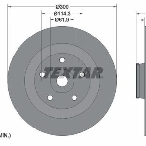 Disc frana TEXTAR 92233103 – RENAULT | AutoRival