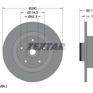 Disc frana TEXTAR 92254103 – RENAULT | AutoRival