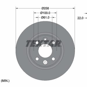 Disc frana TEXTAR 92255203 – RENAULT | AutoRival