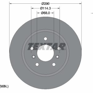 Disc frana TEXTAR 92274003 – RENAULT | AutoRival