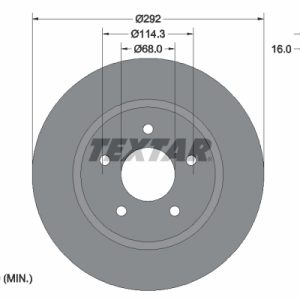 Disc frana TEXTAR 92278103 – RENAULT | AutoRival