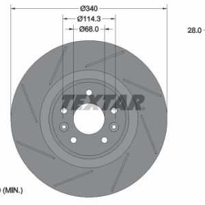 Disc frana TEXTAR 92282205 – RENAULT | AutoRival