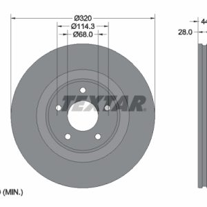 Disc frana TEXTAR 92283503 – RENAULT | AutoRival