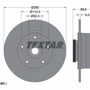 Disc frana TEXTAR 92291003 – RENAULT | AutoRival