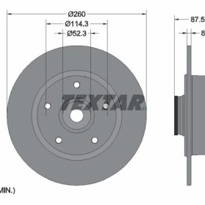Disc frana TEXTAR 92295203 – RENAULT | AutoRival