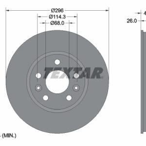 Disc frana TEXTAR 92300703 – RENAULT | AutoRival