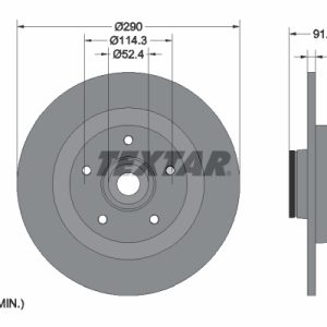 Disc frana TEXTAR 92316503 – RENAULT | AutoRival