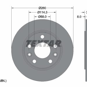 Disc frana TEXTAR 92327203 – RENAULT | AutoRival