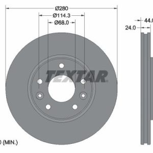 Disc frana TEXTAR 92346803 – RENAULT | AutoRival