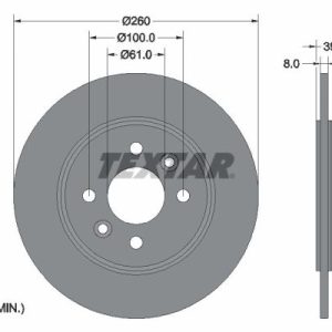 Disc frana TEXTAR 92347603 – RENAULT | AutoRival