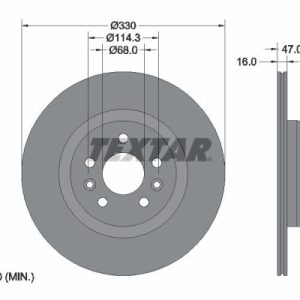 Disc frana TEXTAR 92351803 – RENAULT | AutoRival