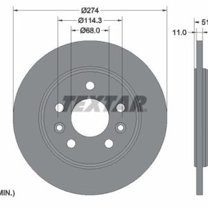 Disc frana TEXTAR 92352803 – RENAULT | AutoRival