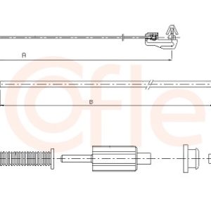 Cablu acceleratie COFLE 10.0387 – RENAULT | AutoRival
