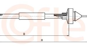 Cablu ambreiaj COFLE 10.2846 – RENAULT | AutoRival