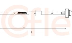 Cablu ambreiaj COFLE 10.2847 – RENAULT | AutoRival
