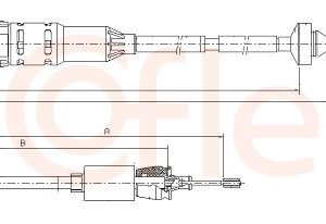Cablu ambreiaj COFLE 10.2966 – RENAULT | AutoRival