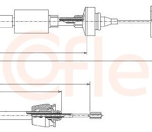 Cablu ambreiaj COFLE 10.2971 – RENAULT | AutoRival