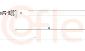 Cablu frana de parcare COFLE 10.6683 – RENAULT | AutoRival