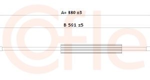 Cablu transmisie manuala COFLE 11.2881 – RENAULT | AutoRival