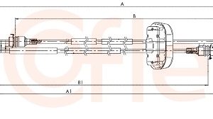 Cablu transmisie manuala COFLE 11.2882 – RENAULT | AutoRival