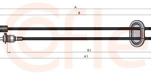 Cablu transmisie manuala COFLE 11.2886 – RENAULT | AutoRival