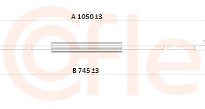 Cablu transmisie manuala COFLE 11.2888 – RENAULT | AutoRival