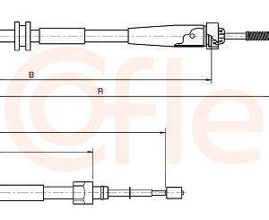 Cablu frana de parcare COFLE 11.6685 – RENAULT | AutoRival