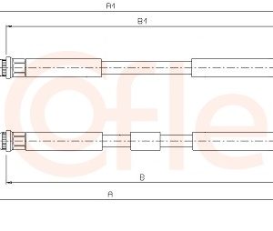 Cablu frana de parcare COFLE 11.6769 – RENAULT | AutoRival