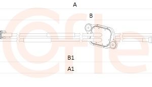 Cablu transmisie manuala COFLE 2CB.RE006 – RENAULT | AutoRival