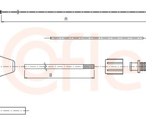 Cablu acceleratie COFLE 3K.RE001 – RENAULT | AutoRival
