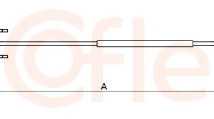 Cablu frana de parcare COFLE 92.1.RE011 – RENAULT | AutoRival