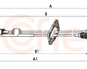 Cablu transmisie manuala COFLE 92.2CB.RE004 – RENAULT | AutoRival