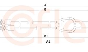 Cablu transmisie manuala COFLE 92.2CB.RE015 – RENAULT | AutoRival