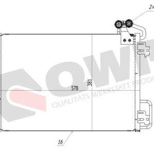 Condensator climatizare QWP WAC486 – RENAULT | AutoRival