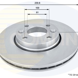 Disc frana COMLINE ADC0266V – RENAULT | AutoRival