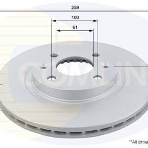 Disc frana COMLINE ADC1507V – RENAULT | AutoRival