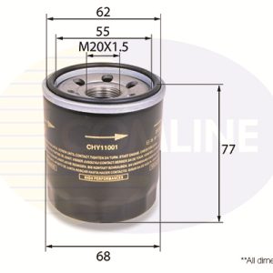 Filtru ulei COMLINE CHY11001 – RENAULT | AutoRival