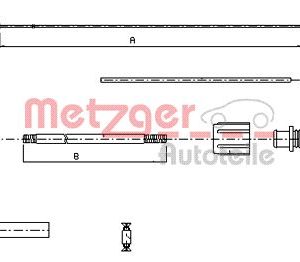 Cablu acceleratie METZGER 10.0382