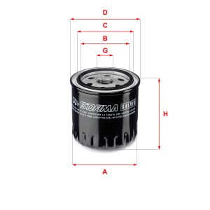 Filtru ulei SOFIMA S 8170 R – RENAULT | AutoRival