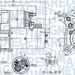 Electromotor MAGNETI MARELLI 063720681010 – RENAULT | AutoRival