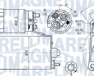 Electromotor MAGNETI MARELLI 063720784010 – RENAULT | AutoRival
