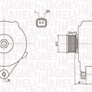Alternator MAGNETI MARELLI 063732043010 – RENAULT | AutoRival