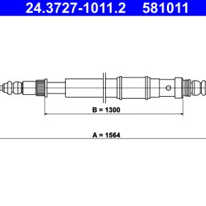 Cablu frana de parcare ATE 24.3727-1011.2 – RENAULT | AutoRival